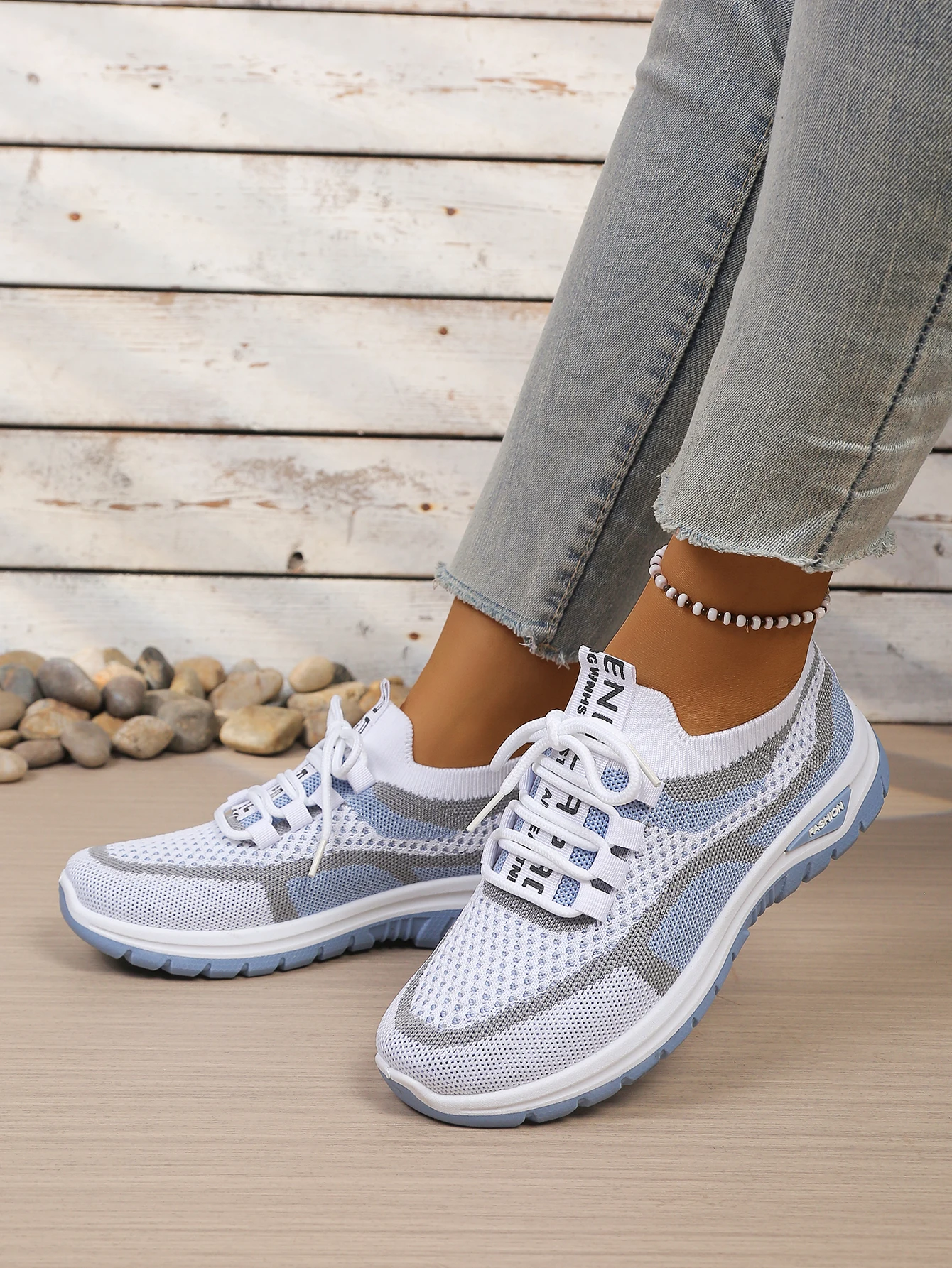 Women's Shoes Summer 2026 Casual Sneaker New Style Two-Color Single Shoes, Versatile, Casual and Fashionable Work Shoes