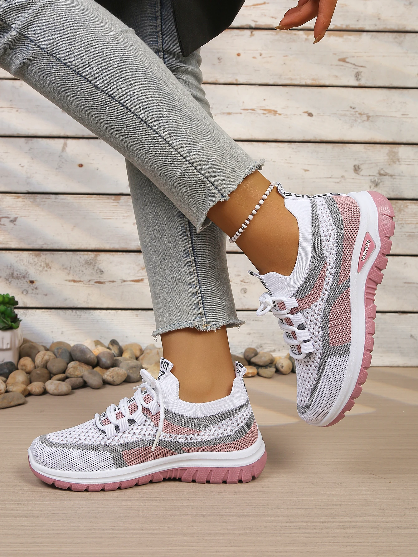 Women's Shoes Summer 2026 Casual Sneaker New Style Two-Color Single Shoes, Versatile, Casual and Fashionable Work Shoes