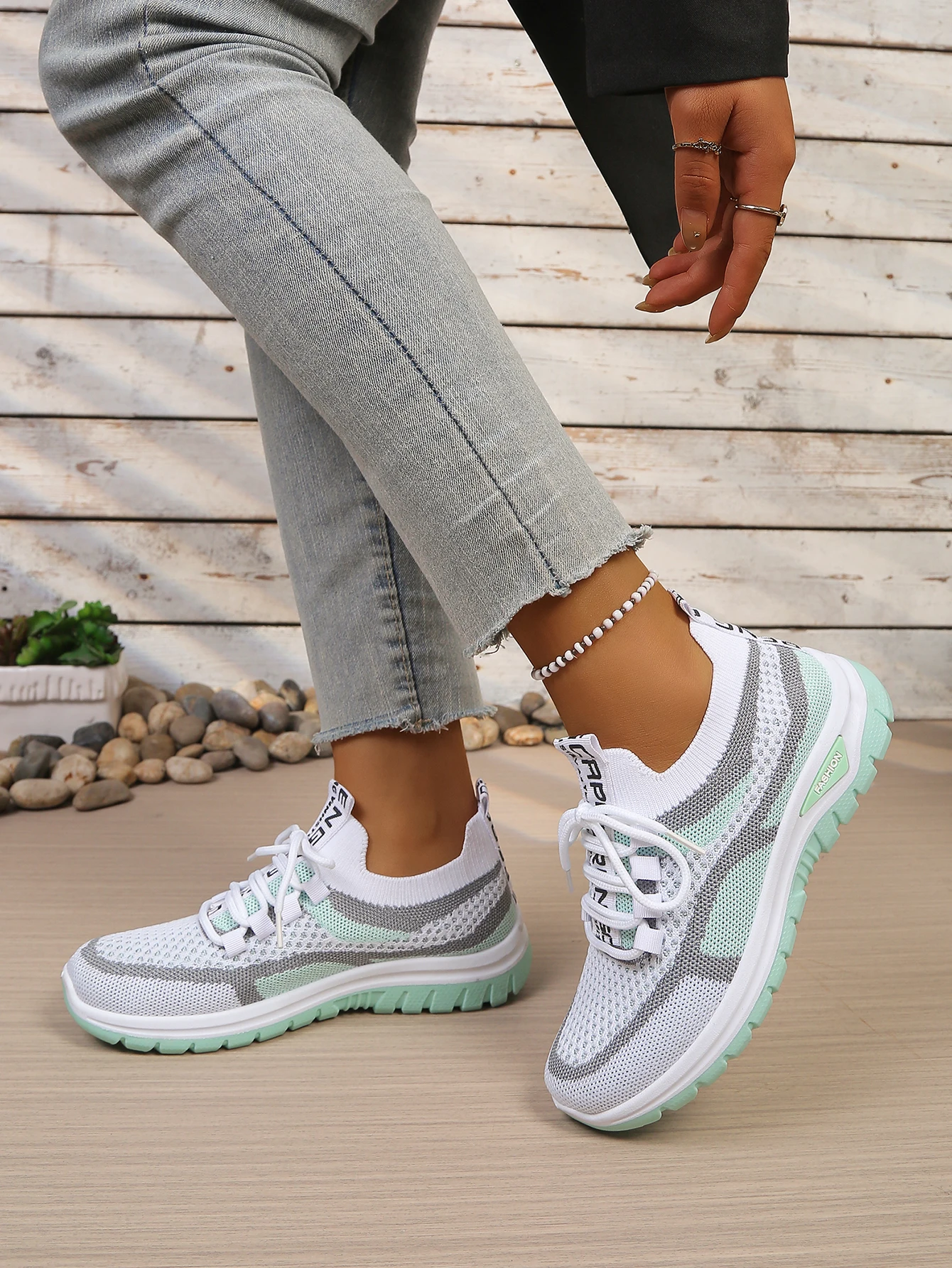 Women's Shoes Summer 2026 Casual Sneaker New Style Two-Color Single Shoes, Versatile, Casual and Fashionable Work Shoes