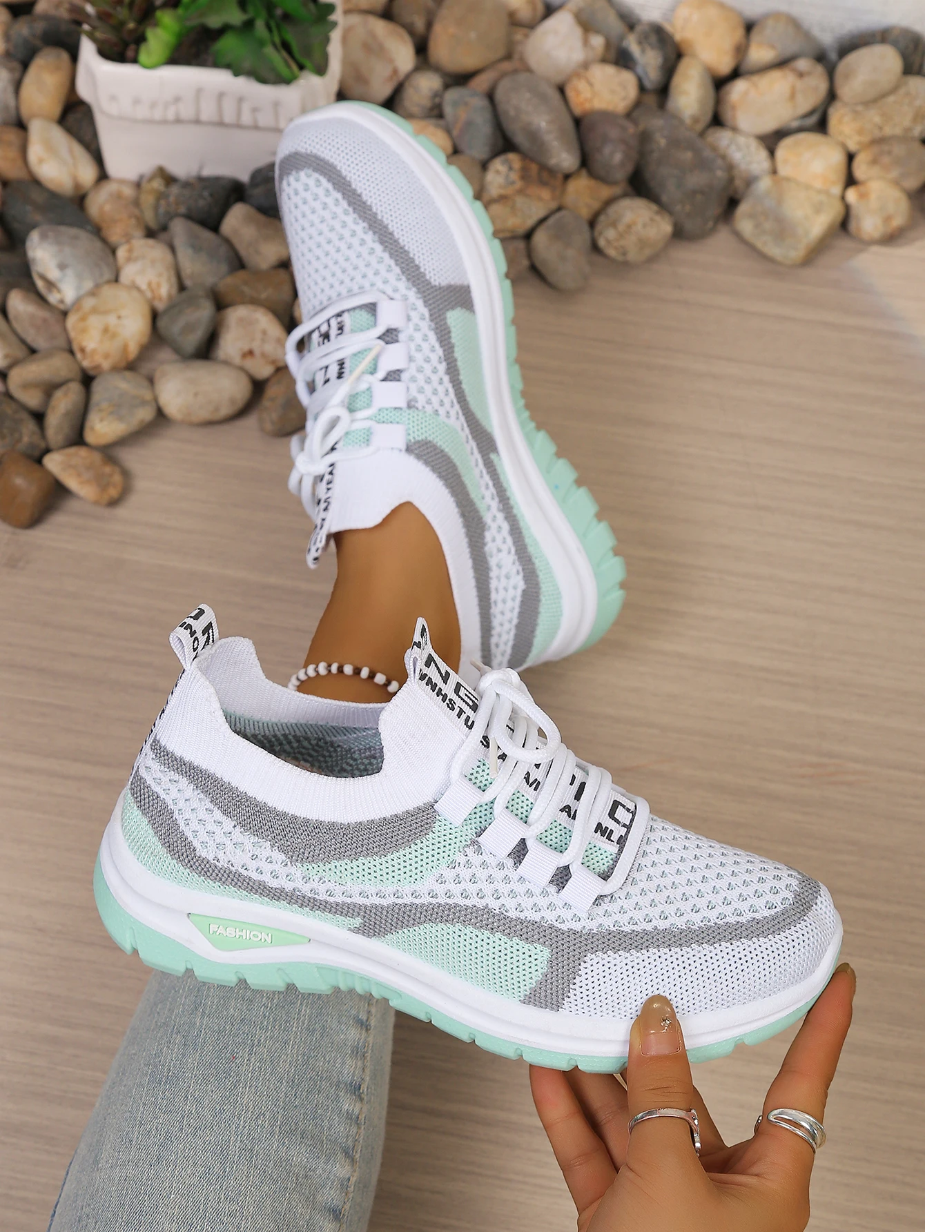 Women's Shoes Summer 2026 Casual Sneaker New Style Two-Color Single Shoes, Versatile, Casual and Fashionable Work Shoes