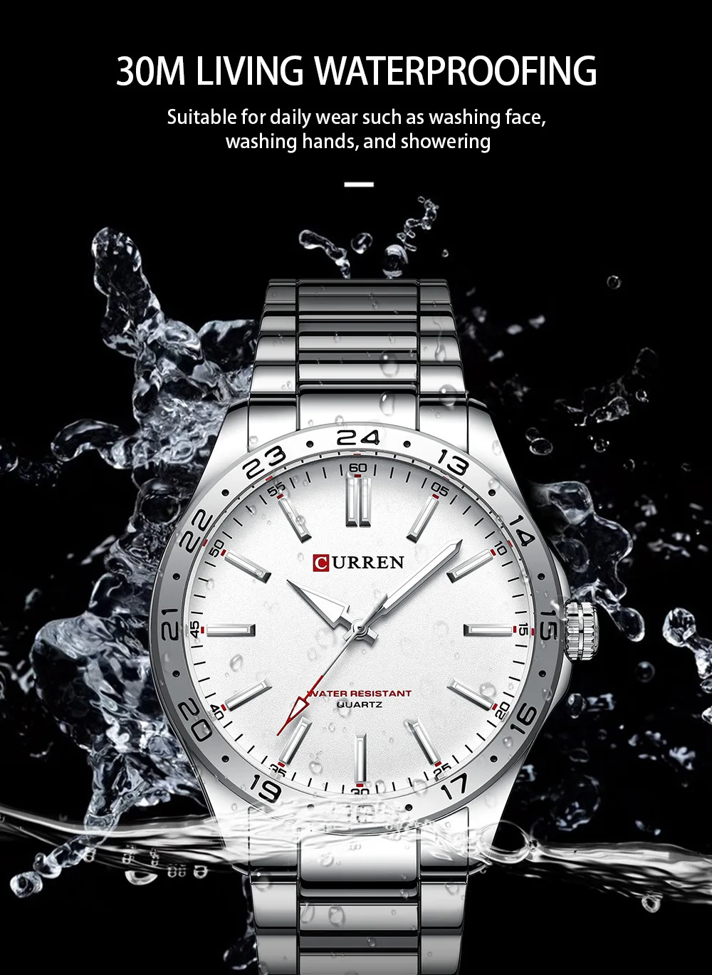 CURREN 8452 Men Ultra Thin Quartz Watch Simple Hodinky Fashion Stainless Steel Wristwatch for Male Clock Relogio Masculino 2025