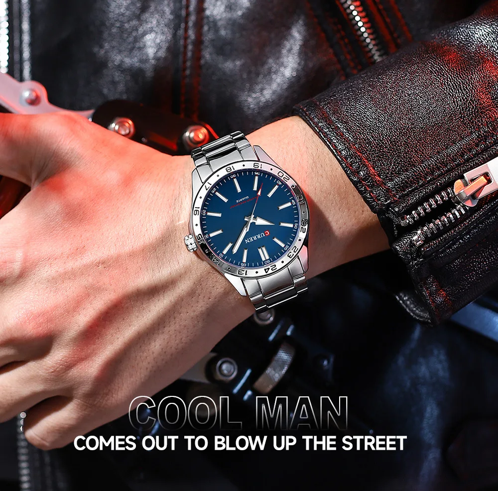 CURREN 8452 Men Ultra Thin Quartz Watch Simple Hodinky Fashion Stainless Steel Wristwatch for Male Clock Relogio Masculino 2025