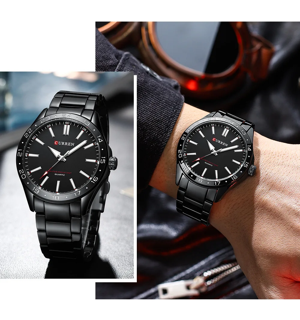 CURREN 8452 Men Ultra Thin Quartz Watch Simple Hodinky Fashion Stainless Steel Wristwatch for Male Clock Relogio Masculino 2025