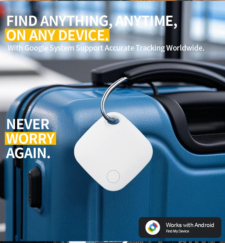 Smart Location Tracker for Android Devices Tag Work With Google Find Hub App Positioning Key Finder for Xiaomi Samsung Motorola