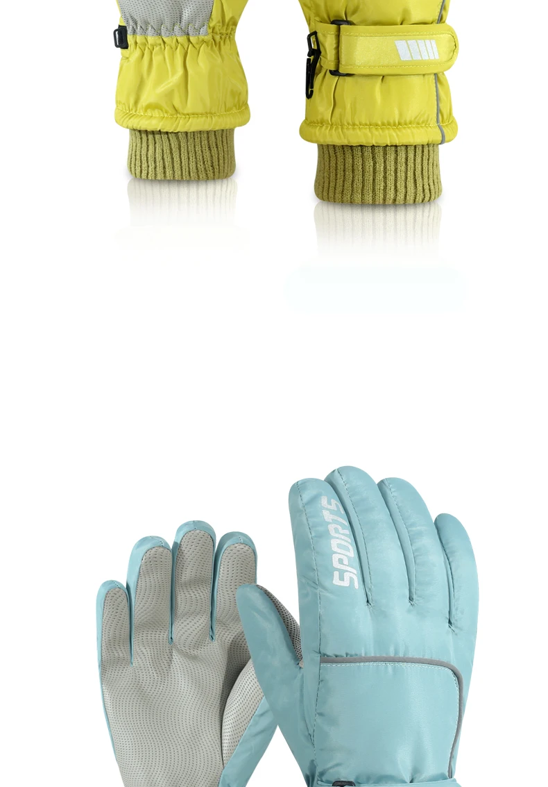 Men's AND WOMEN'S Professional Winter Warm Gloves, Warm Snow Gloves, Waterproof Motorcycle Gloves, Smile 506 Touch Screen