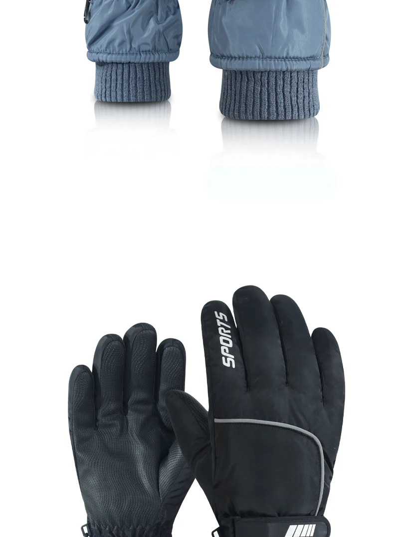 Men's AND WOMEN'S Professional Winter Warm Gloves, Warm Snow Gloves, Waterproof Motorcycle Gloves, Smile 506 Touch Screen