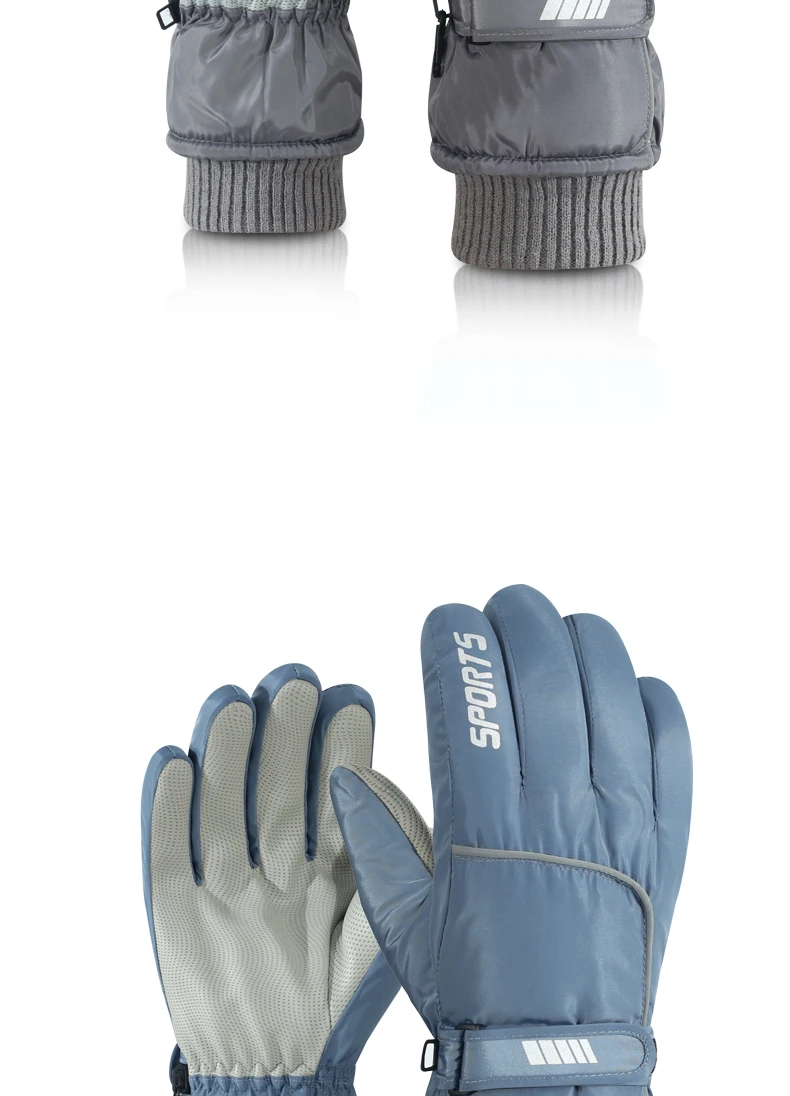 Men's AND WOMEN'S Professional Winter Warm Gloves, Warm Snow Gloves, Waterproof Motorcycle Gloves, Smile 506 Touch Screen