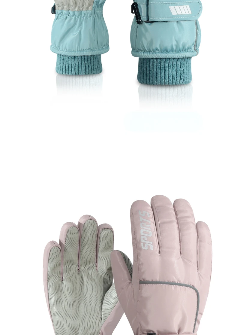 Men's AND WOMEN'S Professional Winter Warm Gloves, Warm Snow Gloves, Waterproof Motorcycle Gloves, Smile 506 Touch Screen