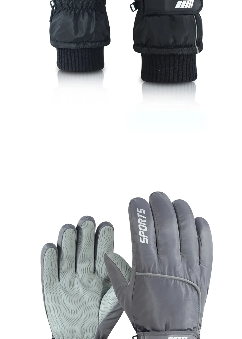 Men's AND WOMEN'S Professional Winter Warm Gloves, Warm Snow Gloves, Waterproof Motorcycle Gloves, Smile 506 Touch Screen