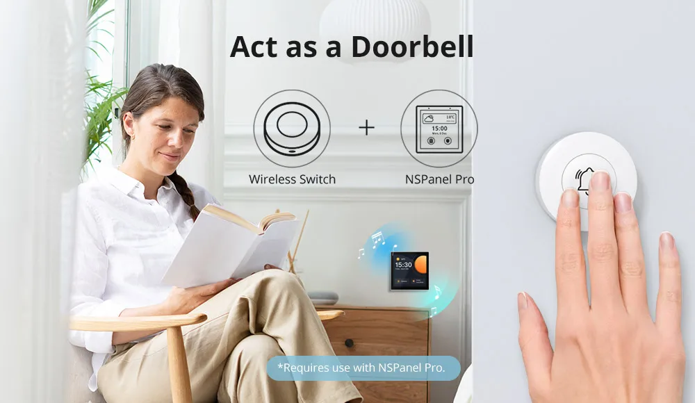 SONOFF SNZB-01P Zigbee Wireless Switch Button Smart Scene Switch Home Automation Control for EWeLink APP Alexa SmartThings