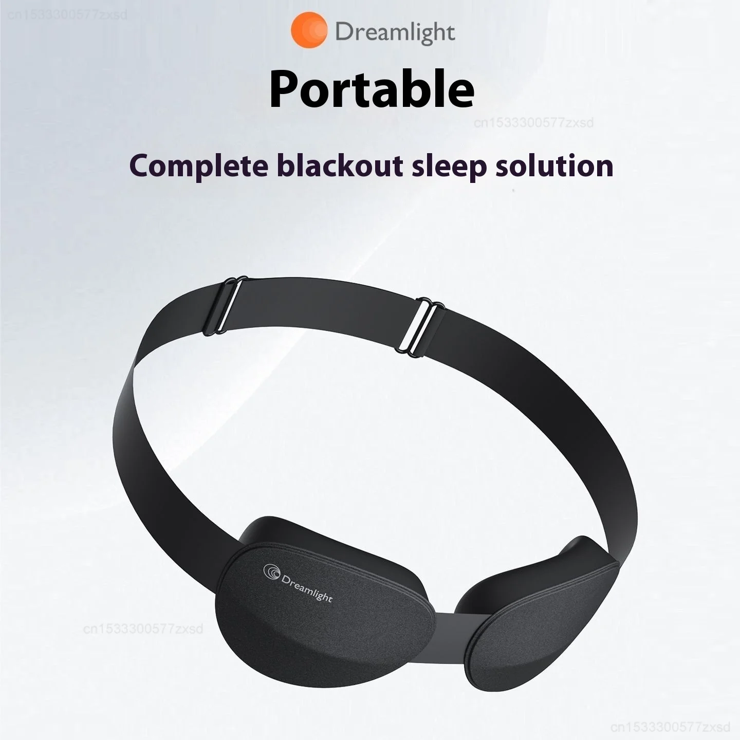 Dreamlight 3D Travel Eye Mask Sleep Blackout 3D Stereoscopic Aid Portable Adjustable Concave Molded Sleeping Eye Mask