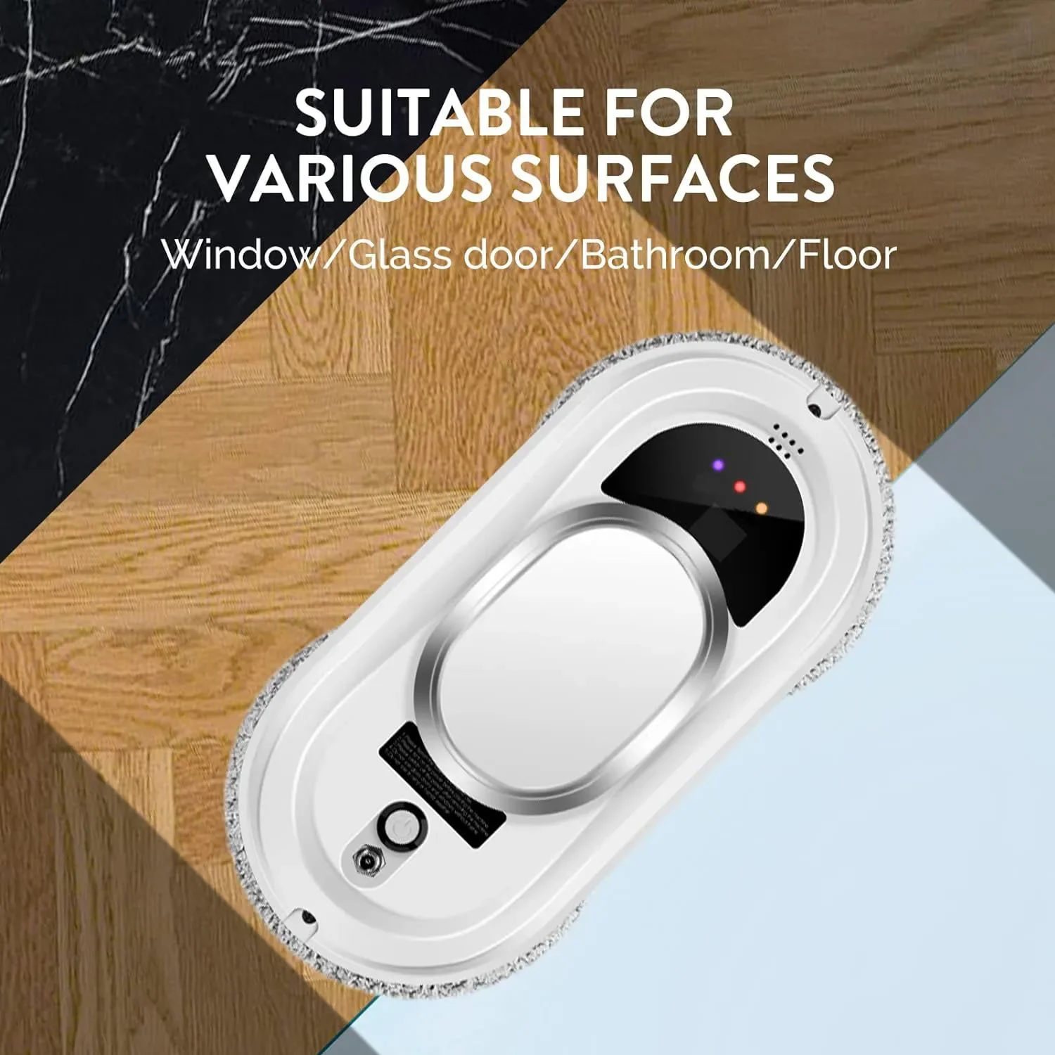 Electric Window Cleaning Robot 5600Pa Automatic & Remot Control Limpiacristales Vacuum Glass Washing Robot for Home Appliances