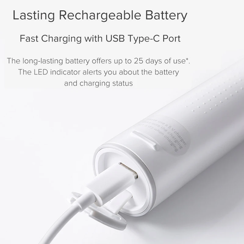 MIJIA T300 Electric Toothbrush IPX7 Waterproof Smart Sonic Brush Ultrasonic Whitening Teeth Tooth Brush For Toothbrushes