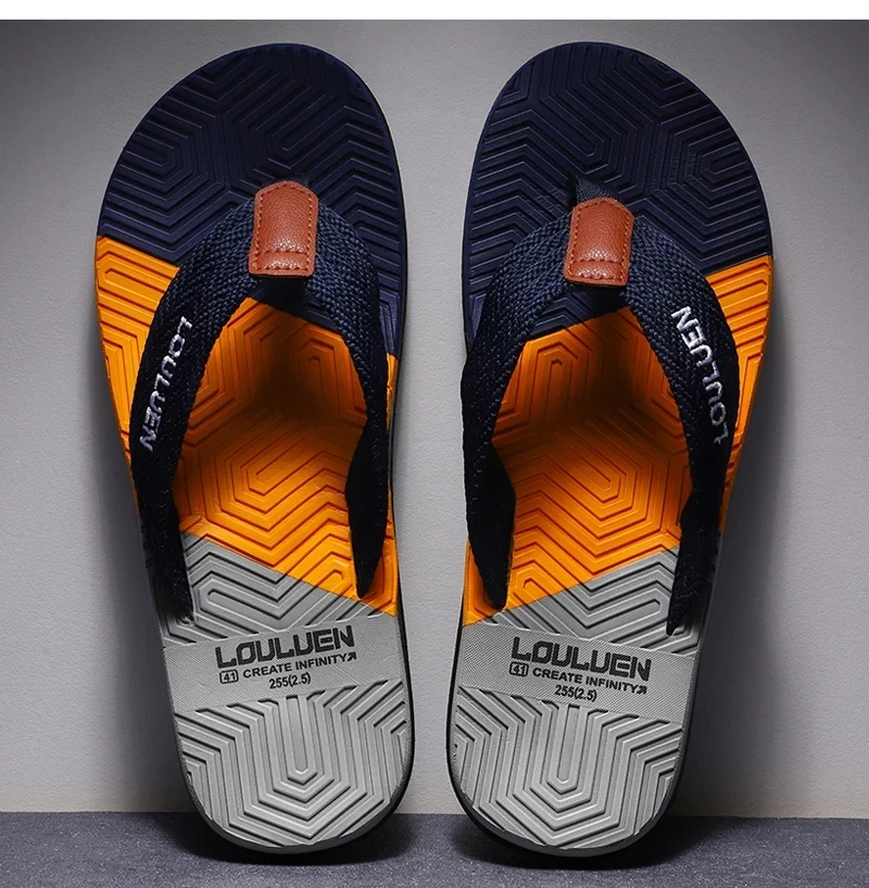 High Quality Hot Sale Men Flip Flops Summer Beach Flip Flops Men Fashion Breathable Casual Beach Men Slippers Summer Outdoor