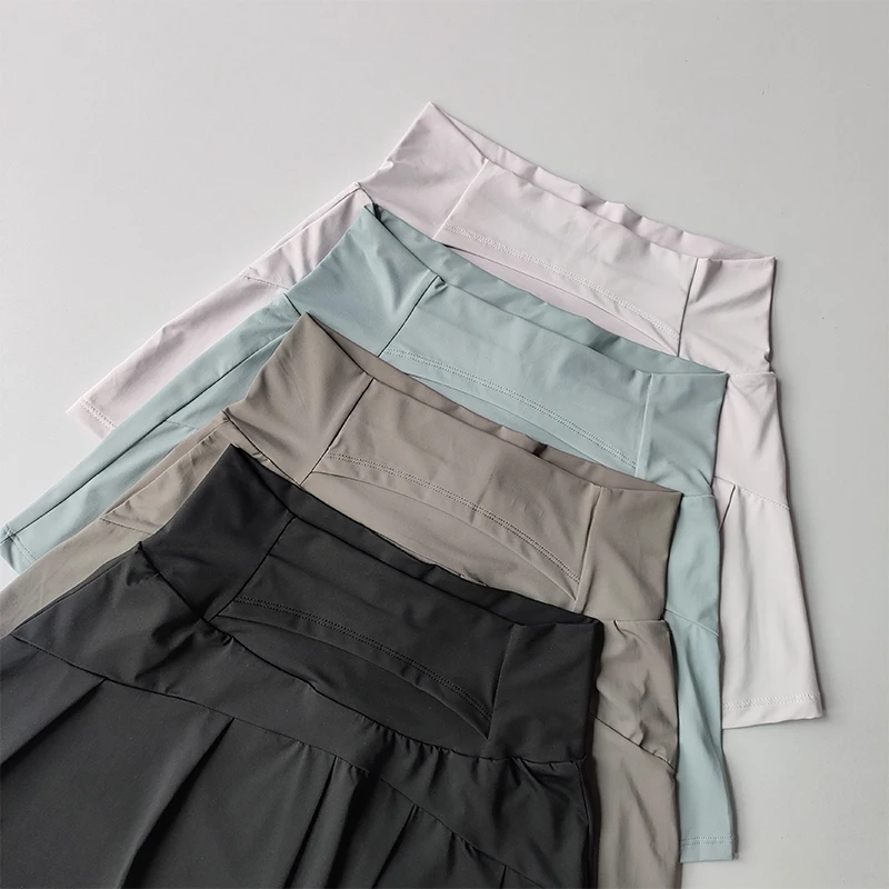 Women's High Waist Sports Short Skirt Quick Dry Fitness Yoga Running Tennis Golf Wear Summer Sport Skirts