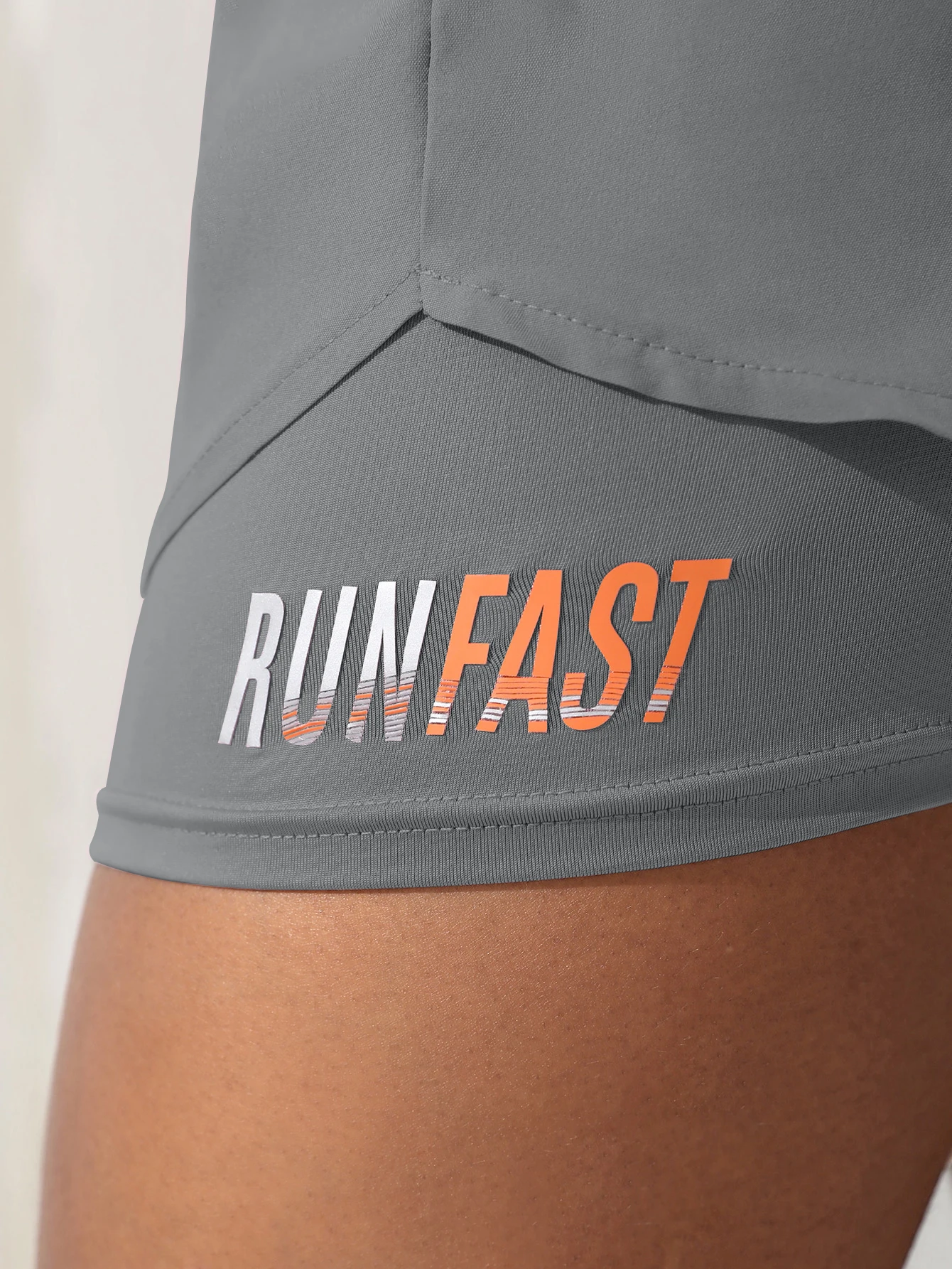 Women's High Rise Yoga Shorts With Elastic Proximity Control Running Shorts, Fake Two Pieces Pants