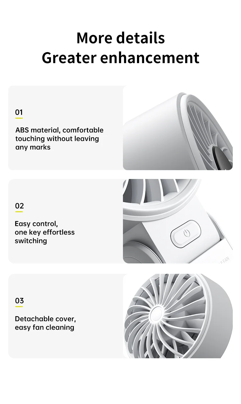 JISULIFE Portable Handheld Fan with LED Display,5 Speeds,5000mAh,150°Folded,3-IN-1 Hand/Desk/Neck Multifunction Personal Fan