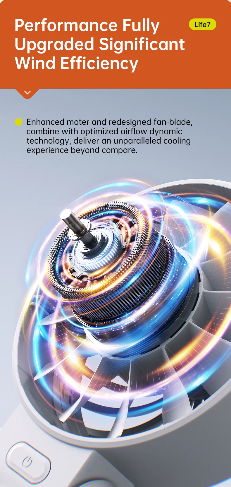 JISULIFE Portable Handheld Fan with LED Display,5 Speeds,5000mAh,150°Folded,3-IN-1 Hand/Desk/Neck Multifunction Personal Fan
