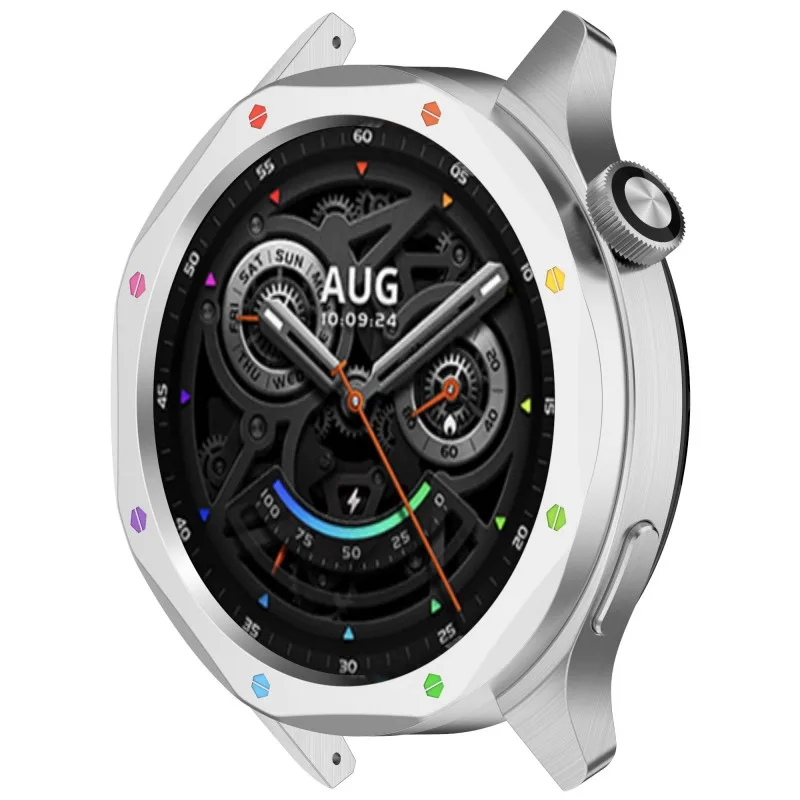 Metal Bezel Ring For Xiaomi Watch S4 S3 Protector with Film Watch Case Cover For Watch Bezel Shell S3 ESIM S4 ESIM Accessories