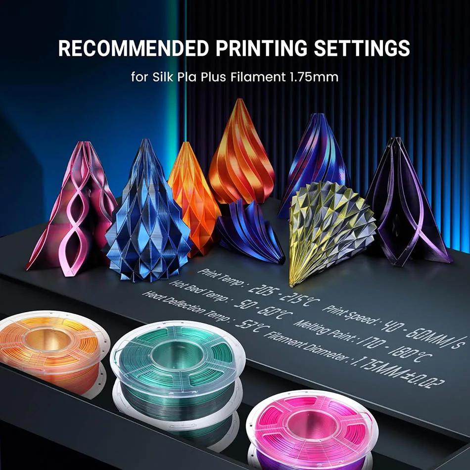 JAYO PLA/PLA META/PETG/SILK/PLA+/Wood/ ABS/Marble 3D Printer Filament 1.75mm 5KG 3D Printing Materials for 3D Printer&3D Pen