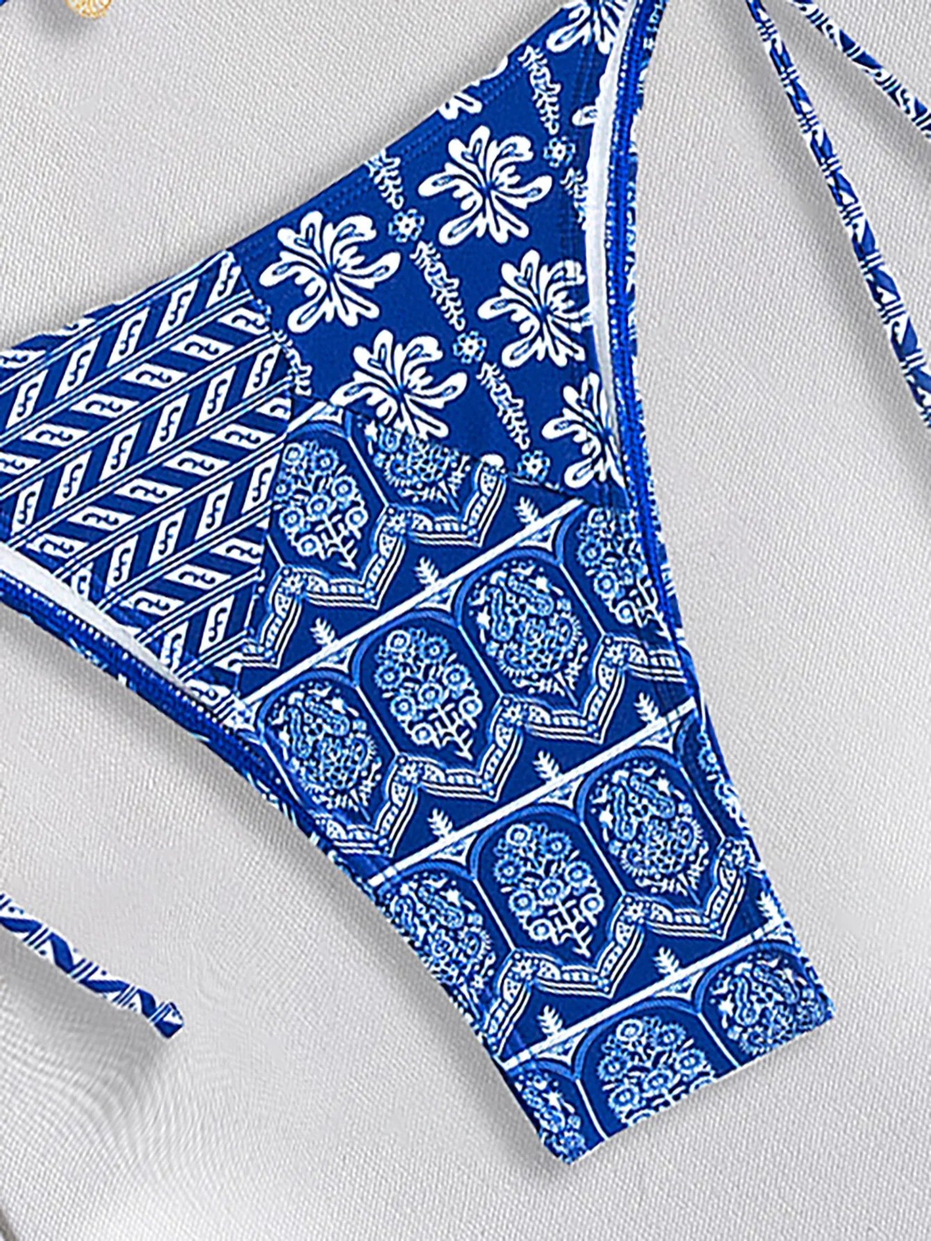 "2026 New Triangle Bikini Set - Floral Print Push Up Swimsuit & Brazilian Bottoms"