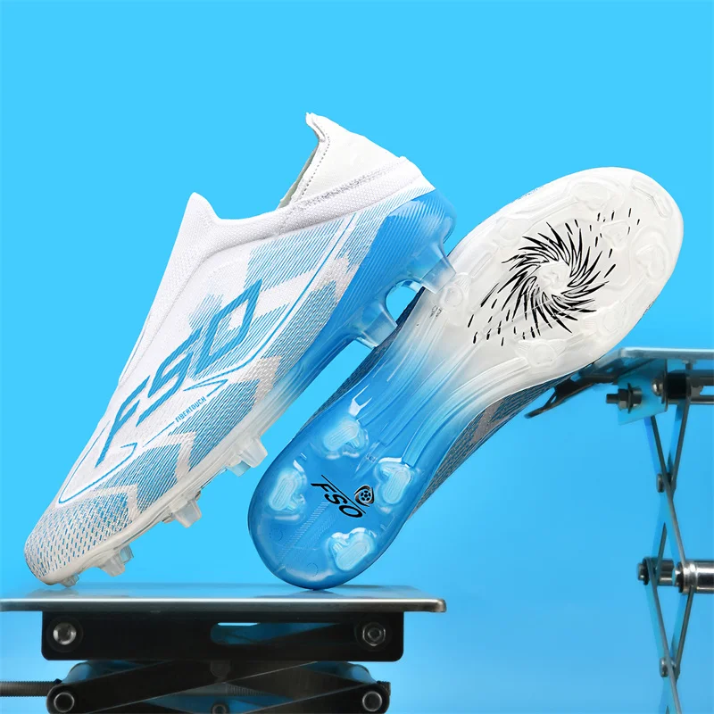 New Men Football Boots Non-Slip High-quality Soccer Shoes Grass Cleats High-top Futsal Sneakers Match Indoor Hot-selling Outdoor