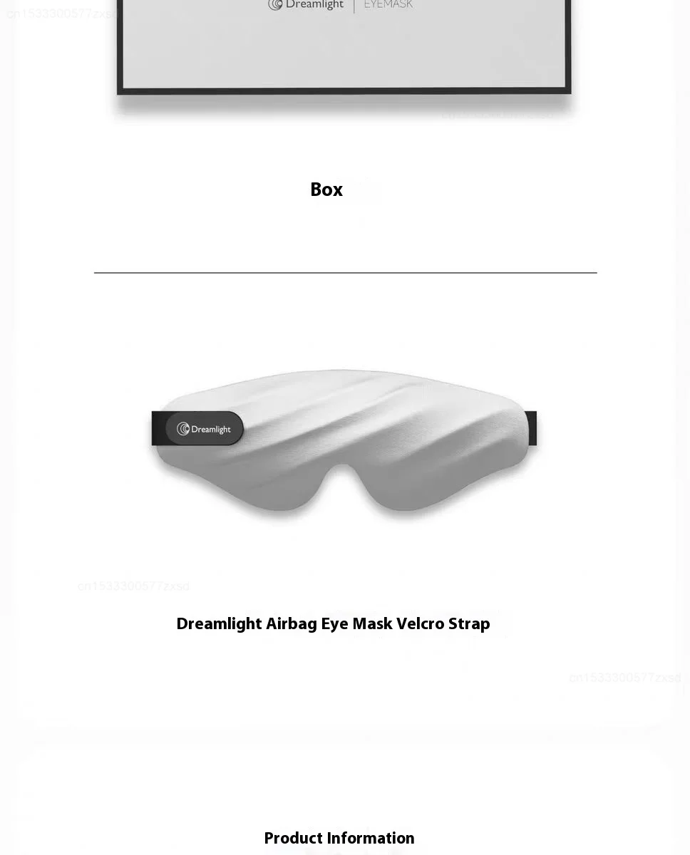 Dreamlight 4Spro Airbag Eye Mask Silk Texture Shading Sleep for Adult Eye Fatigue Sleeping Portable Blindfold Eye Mask