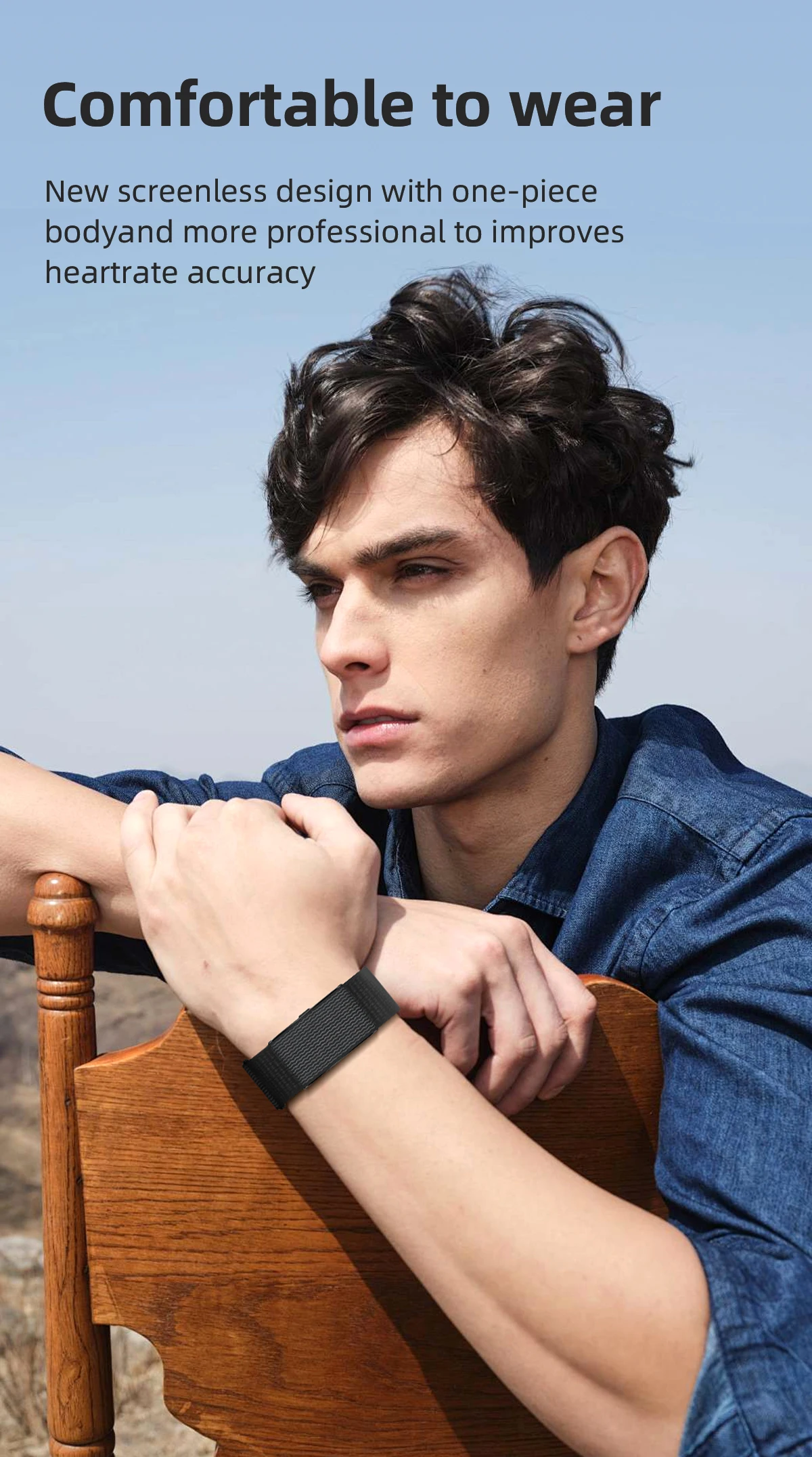 LIGE NO Screen Smart Wristbands With Heart Rate Sleep AI Health Monitor Report Smart Bracelet Incoming Call Notification Watches
