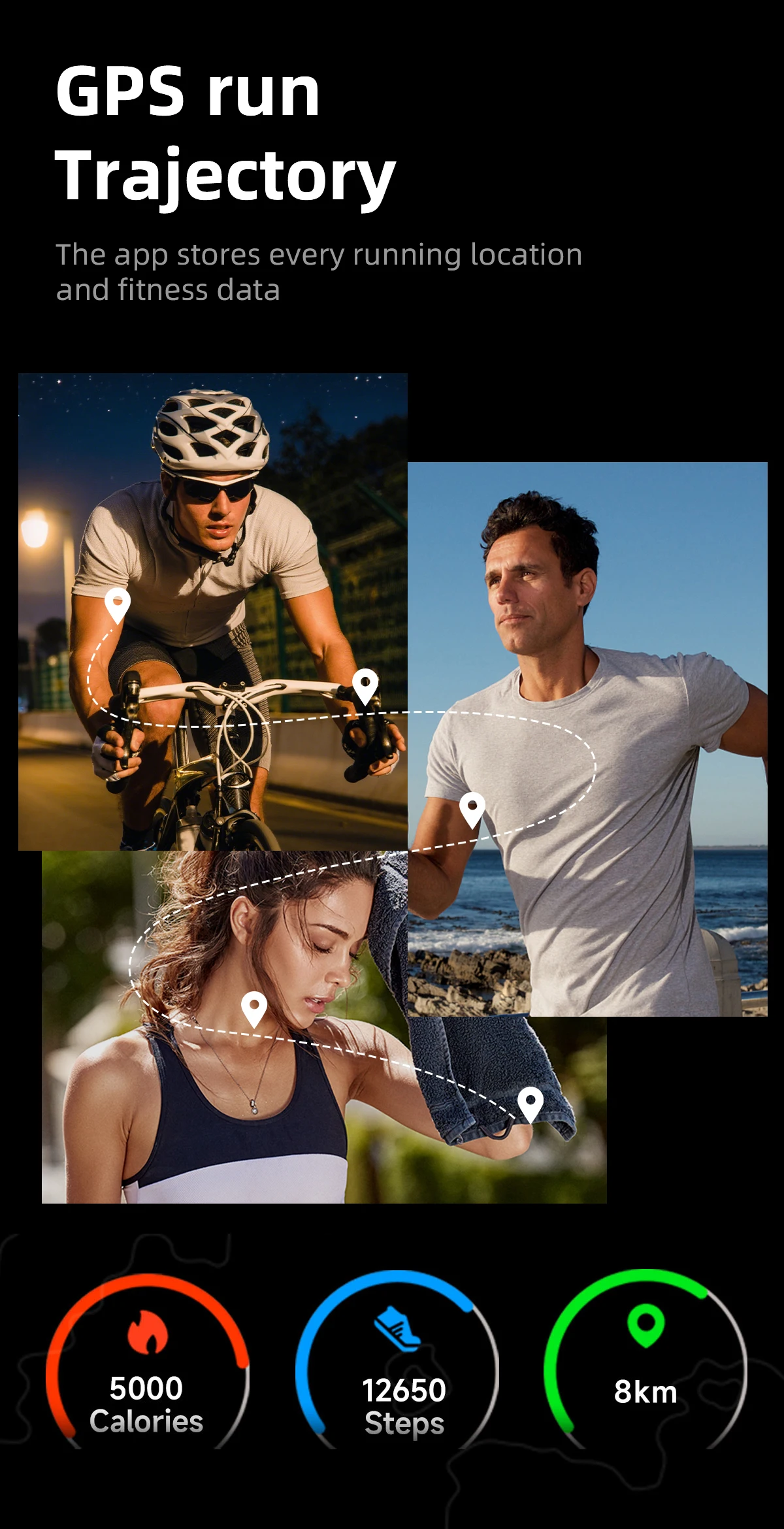 LIGE NO Screen Smart Wristbands With Heart Rate Sleep AI Health Monitor Report Smart Bracelet Incoming Call Notification Watches