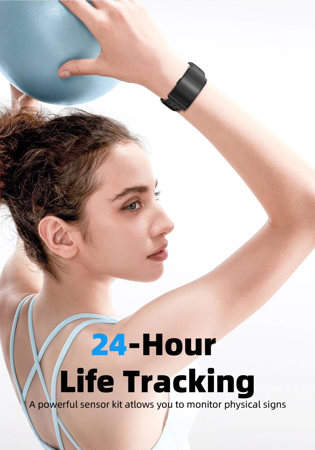 LIGE NO Screen Smart Wristbands With Heart Rate Sleep AI Health Monitor Report Smart Bracelet Incoming Call Notification Watches