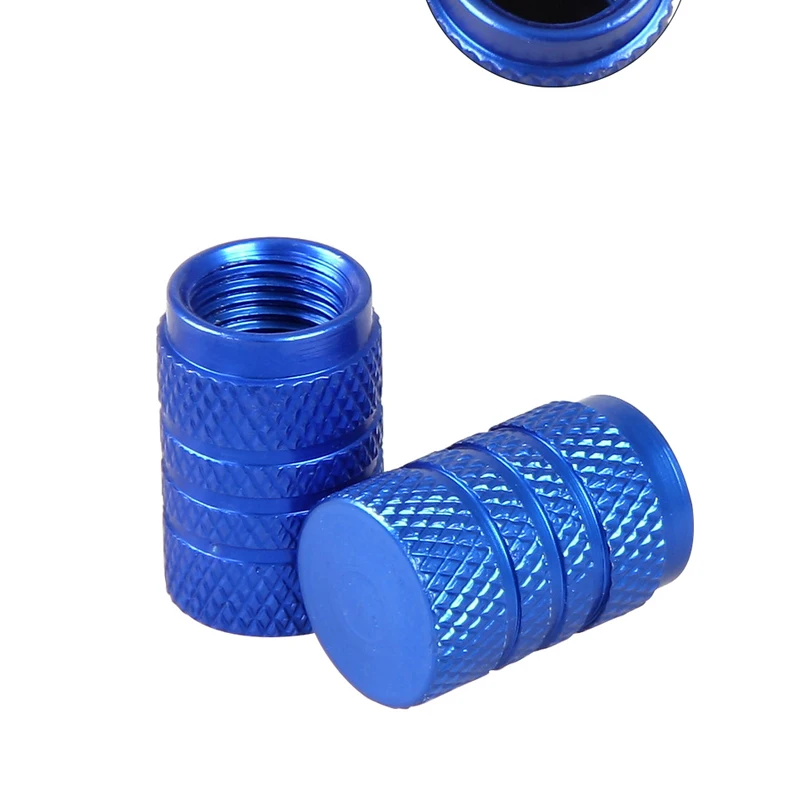 4pcs Universal Car Wheel Tire Valve Stem Caps Dust Covers Aluminum Tire Wheel Stem Air Valve Cap Car Accessories