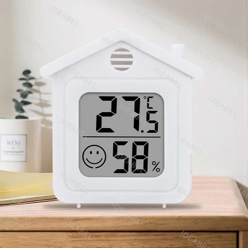 LCD Digital Thermometer Hygrometer Indoor Room Electronic Temperature Humidity Meter Sensor Gauge Weather Station For Home 