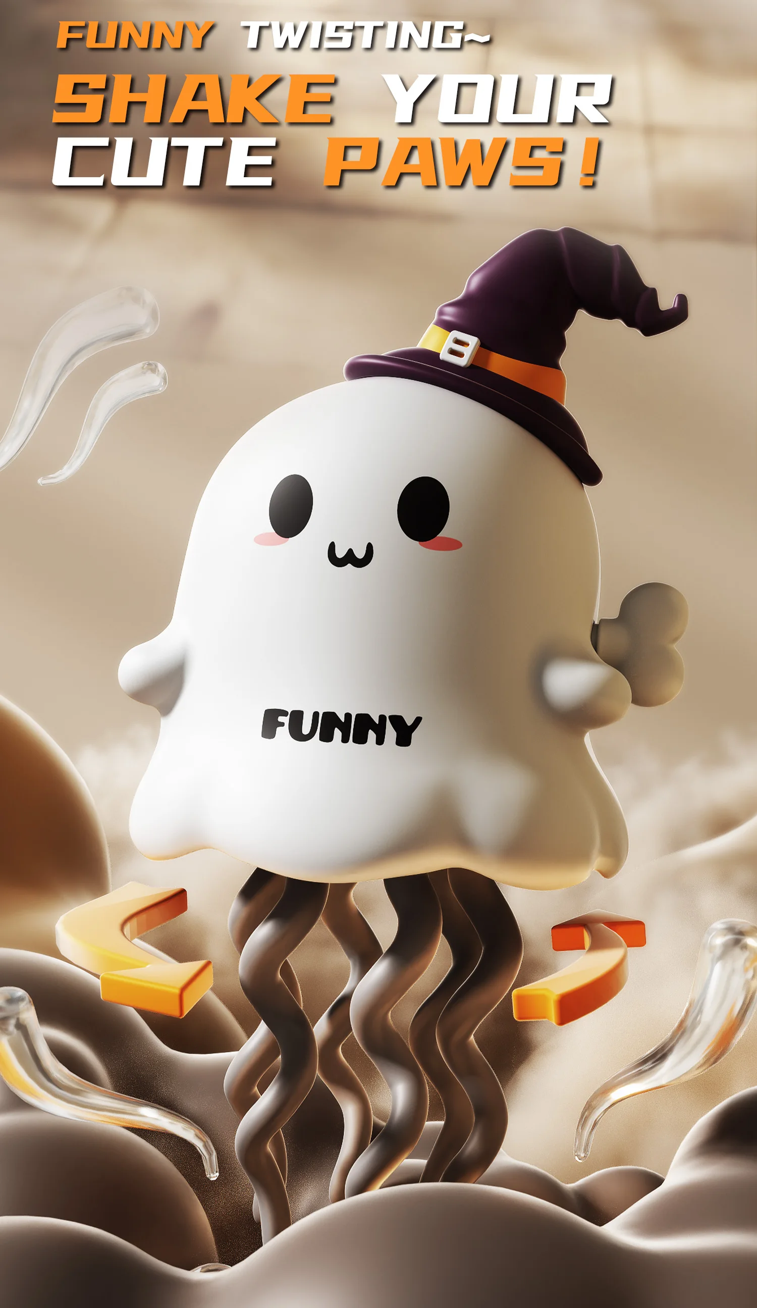Dancing Ghosts&Dancing Corn Kids Clockwork Pet Toys Cartoon Interactive Baby Crawling Toys Dance Toys Halloween Christmas Gifts