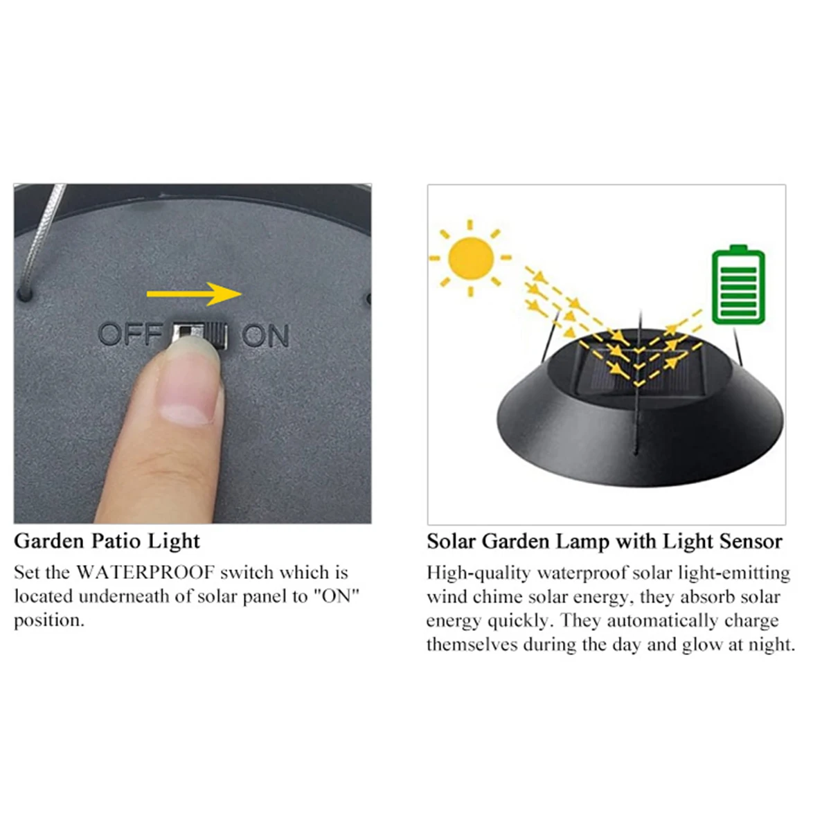 Hummingbird Solar Wind Chime Light LED Outdoor Solar Lantern Waterproof Automatic Changing Color For Home Garden Gift Christmas