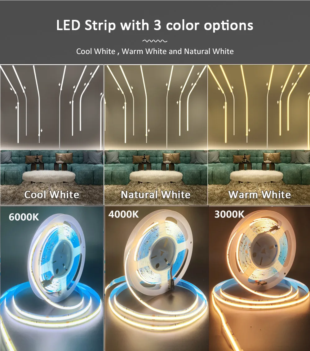 WS2811 COB Running Water Flowing LED Strip Light Horse Race Chasing Tape Wireless Remote Controller DC24V Power 20M 10M Full Set