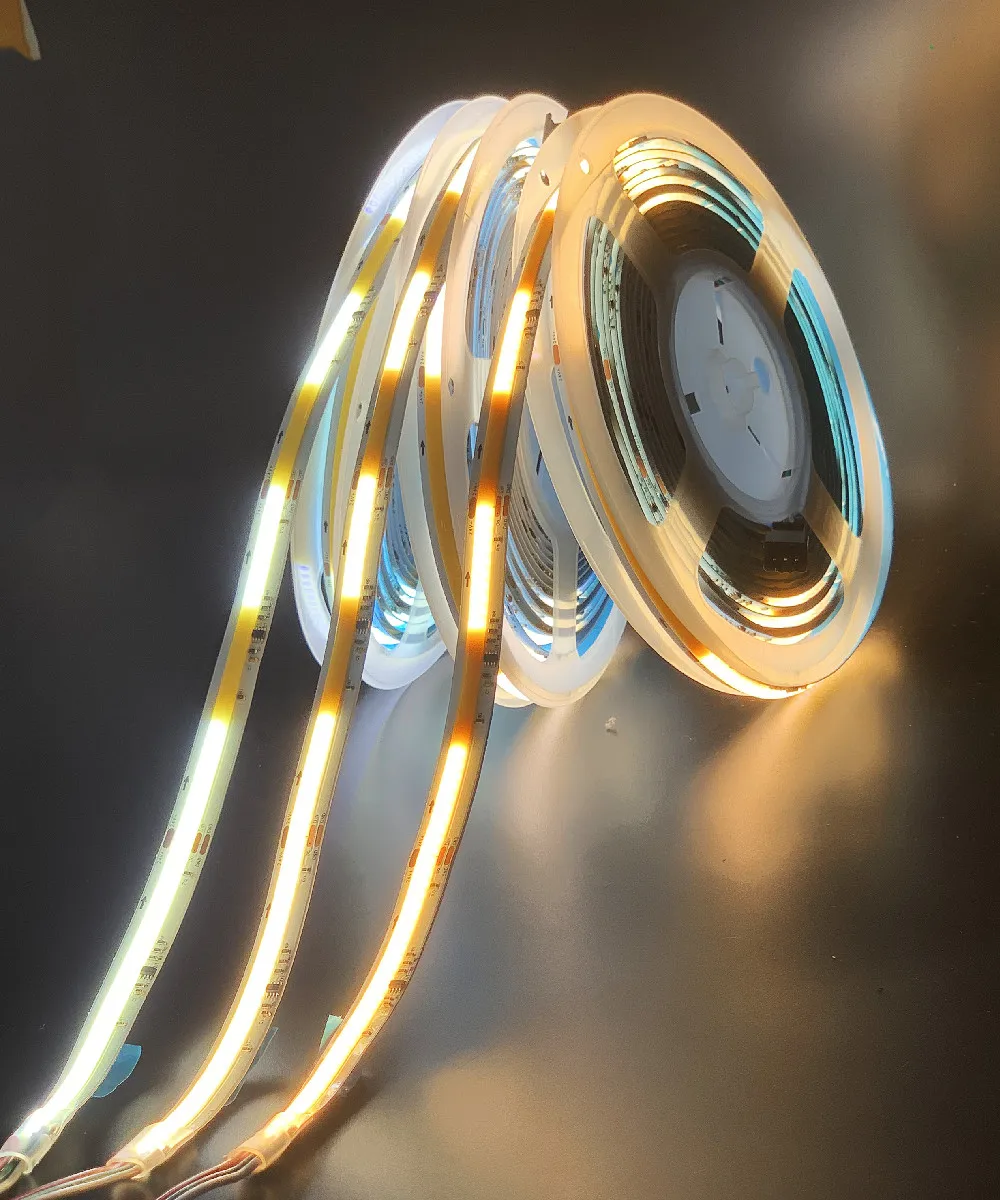 WS2811 COB Running Water Flowing LED Strip Light Horse Race Chasing Tape Wireless Remote Controller DC24V Power 20M 10M Full Set