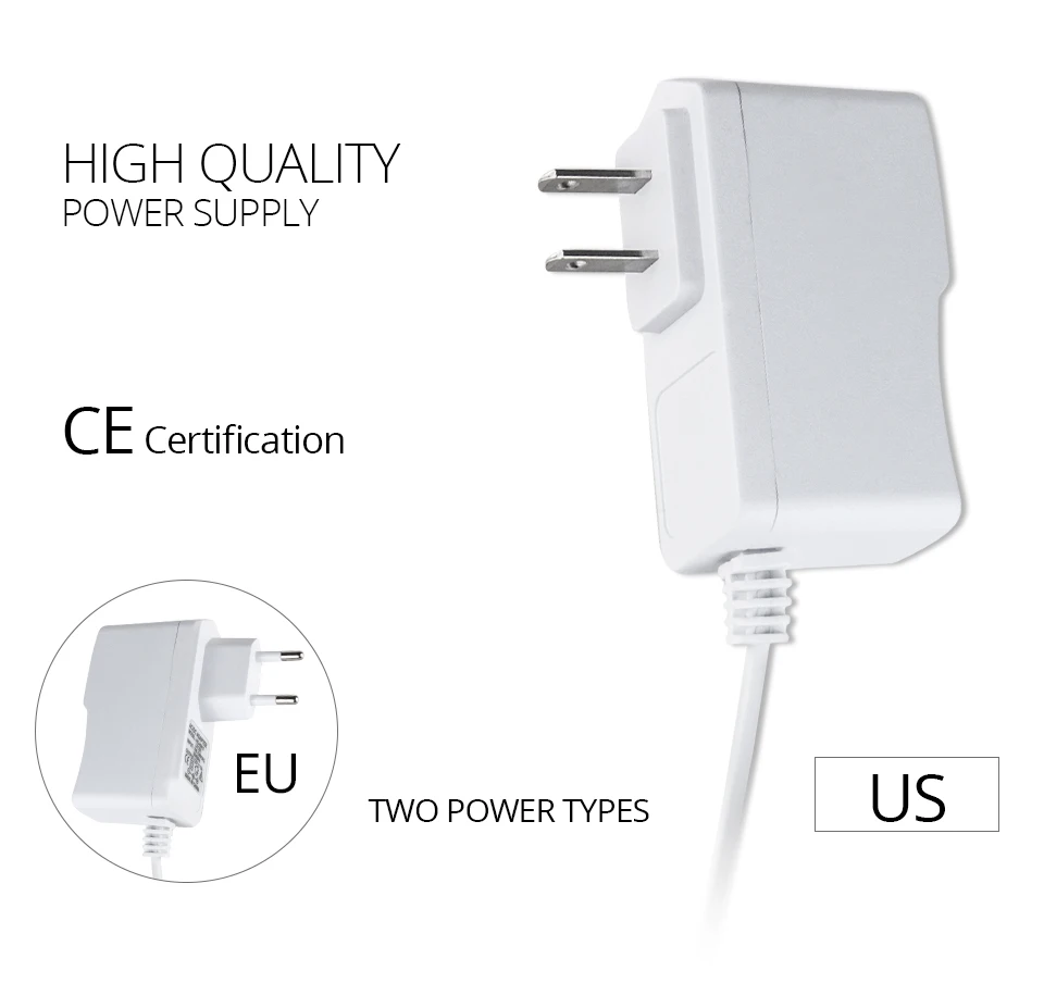 Motion Sensor Under Cabinet Lights Cupboard Kitchen Bed Emergency Night Light Flexible LED Strip DC 12V US EU Power Adapter