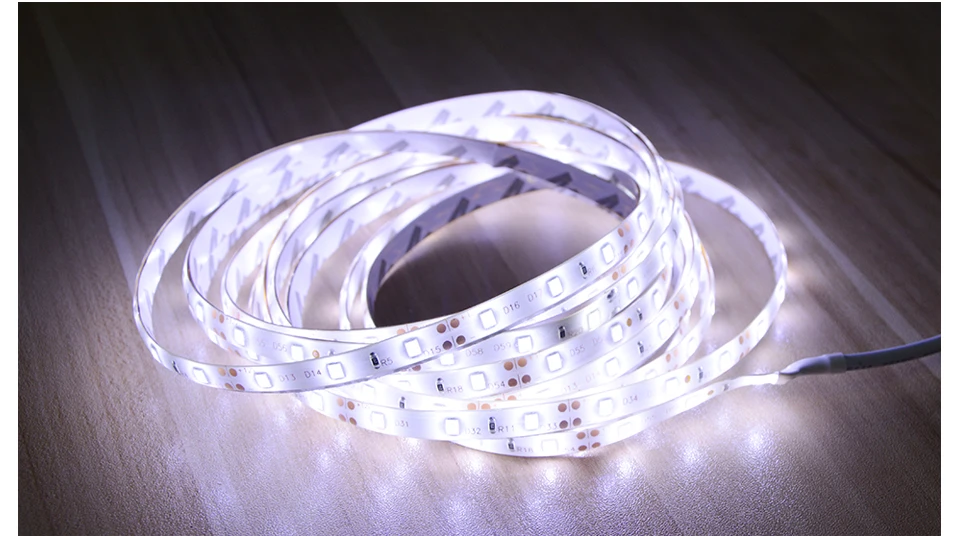1-5m PIR Motion Sensor LED Strip Lights DC 12V Diode Tape Waterproof Auto On/Off Stairs Wardrobe Closet Kitchen Backlight Light