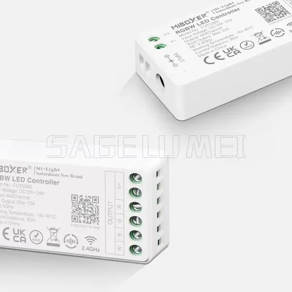 Miboxer 2.4GHz FUT035S FUT036S FUT037S FUT038S FUT039S LED Controller Dimmer For Single/Dual Color RGB+CCT RGB RGBW Strip Light