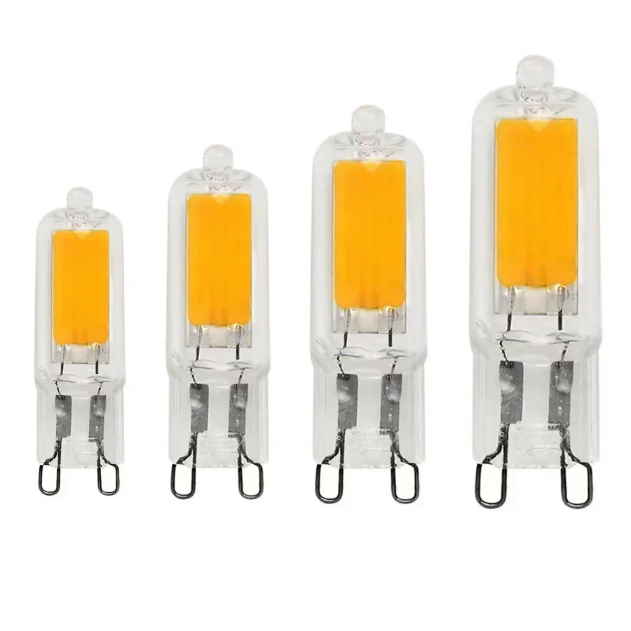 Muunnn LED Light Bulb Super Bright G9 7W 9W 12W15W 220V Glass Lamp Constant Power Light LED Lighting G9 COB Bulbs