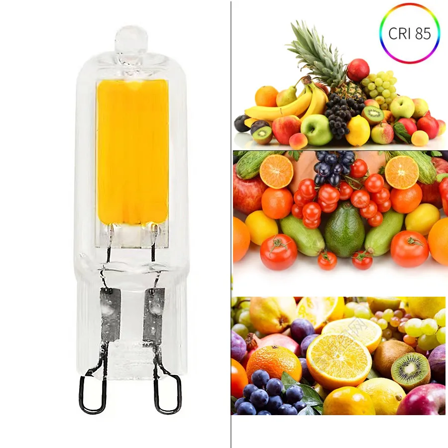 Muunnn LED Light Bulb Super Bright G9 7W 9W 12W15W 220V Glass Lamp Constant Power Light LED Lighting G9 COB Bulbs