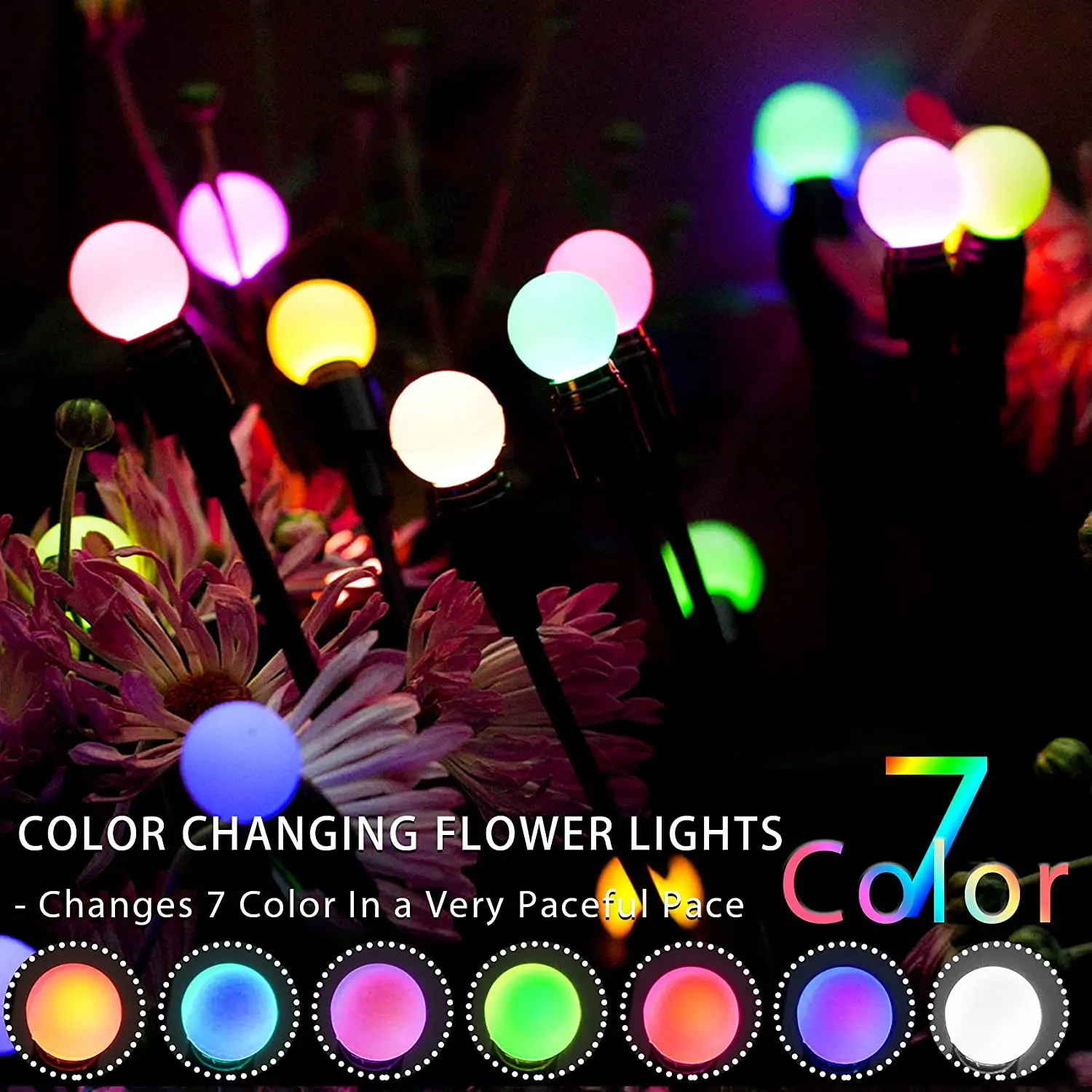 10pack Garden Lights Solar Outdoor New Upgraded Leaf Design Solar Lights for Outside Garden Solar Garden Lights Outdoor