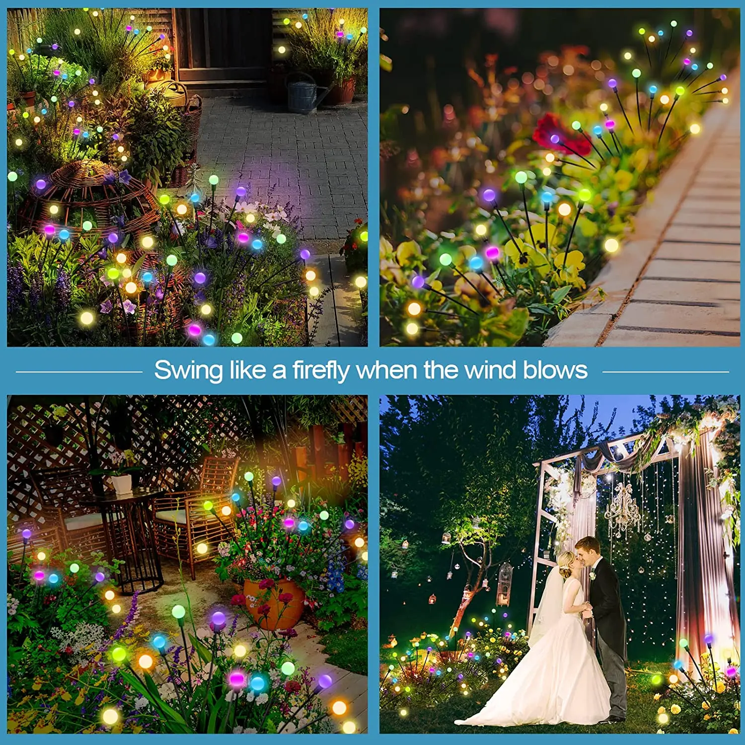10pack Garden Lights Solar Outdoor New Upgraded Leaf Design Solar Lights for Outside Garden Solar Garden Lights Outdoor