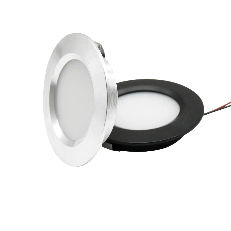Dimmable 3W 5W 12V 24V LED Spotlight Ultra-thin 14mm 2inch Recessed Ceiling Lamp D55mm House Hotel Living Room Bulb Downlight