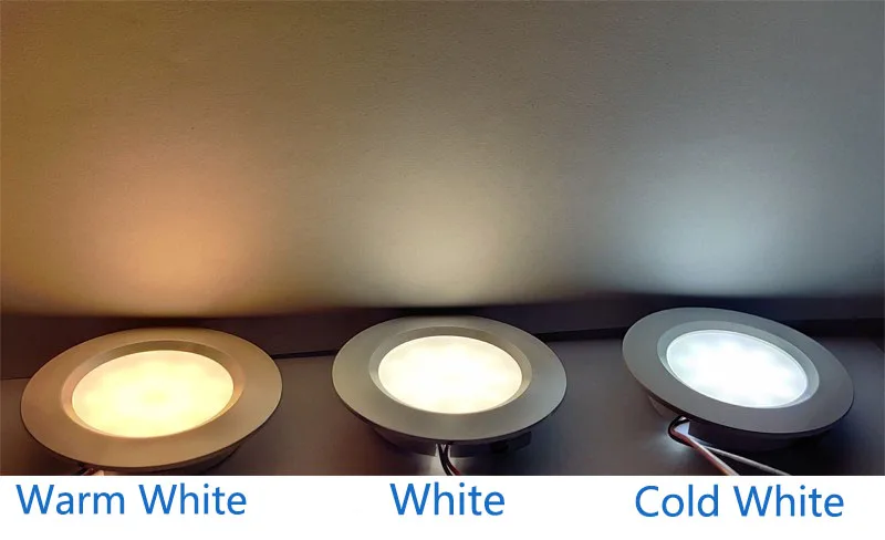Dimmable 3W 5W 12V 24V LED Spotlight Ultra-thin 14mm 2inch Recessed Ceiling Lamp D55mm House Hotel Living Room Bulb Downlight