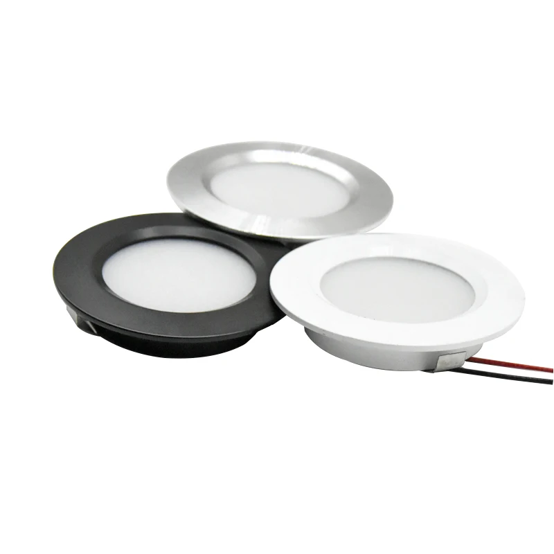 Dimmable 3W 5W 12V 24V LED Spotlight Ultra-thin 14mm 2inch Recessed Ceiling Lamp D55mm House Hotel Living Room Bulb Downlight