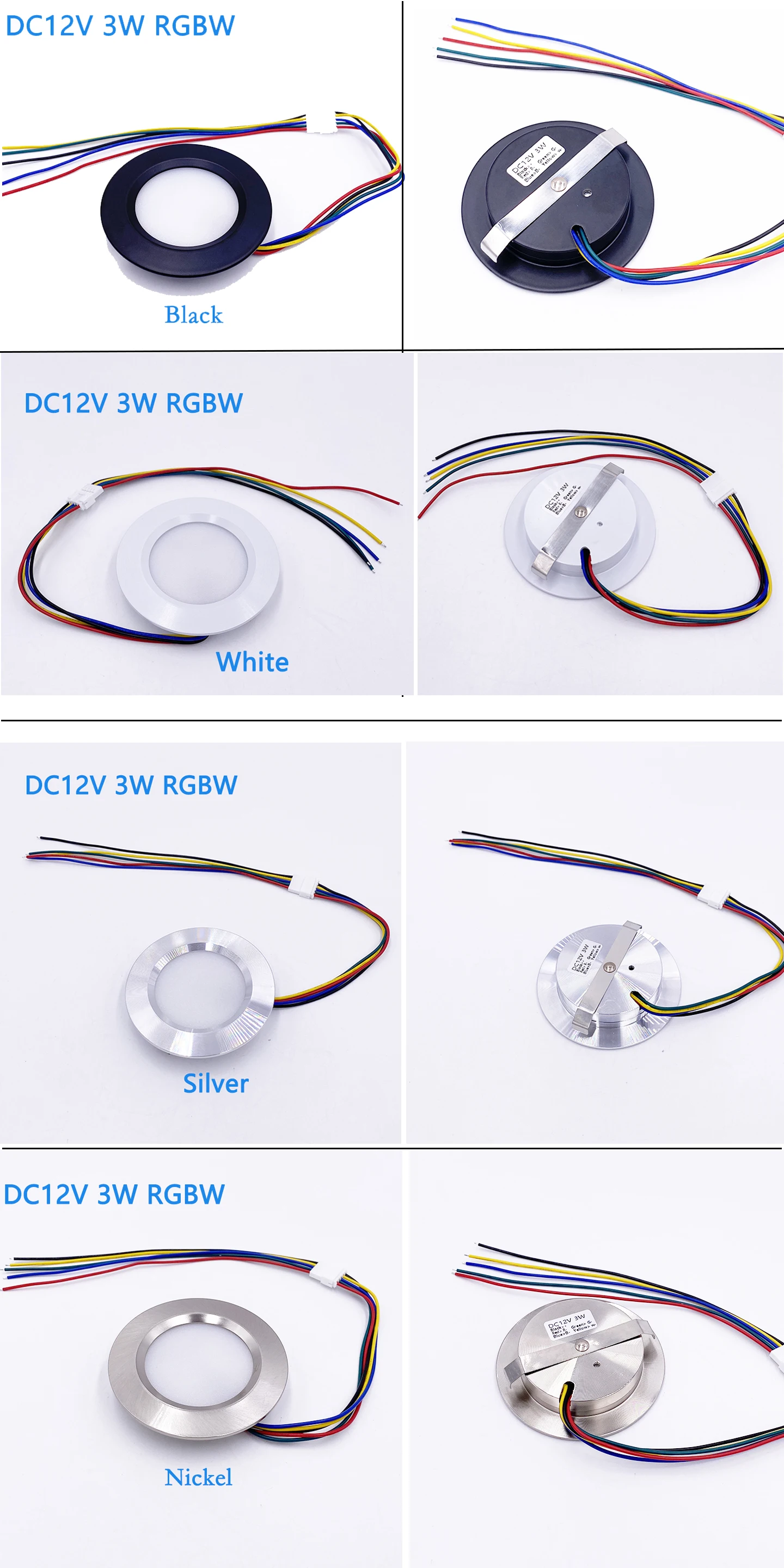 Dimmable 3W 5W 12V 24V LED Spotlight Ultra-thin 14mm 2inch Recessed Ceiling Lamp D55mm House Hotel Living Room Bulb Downlight