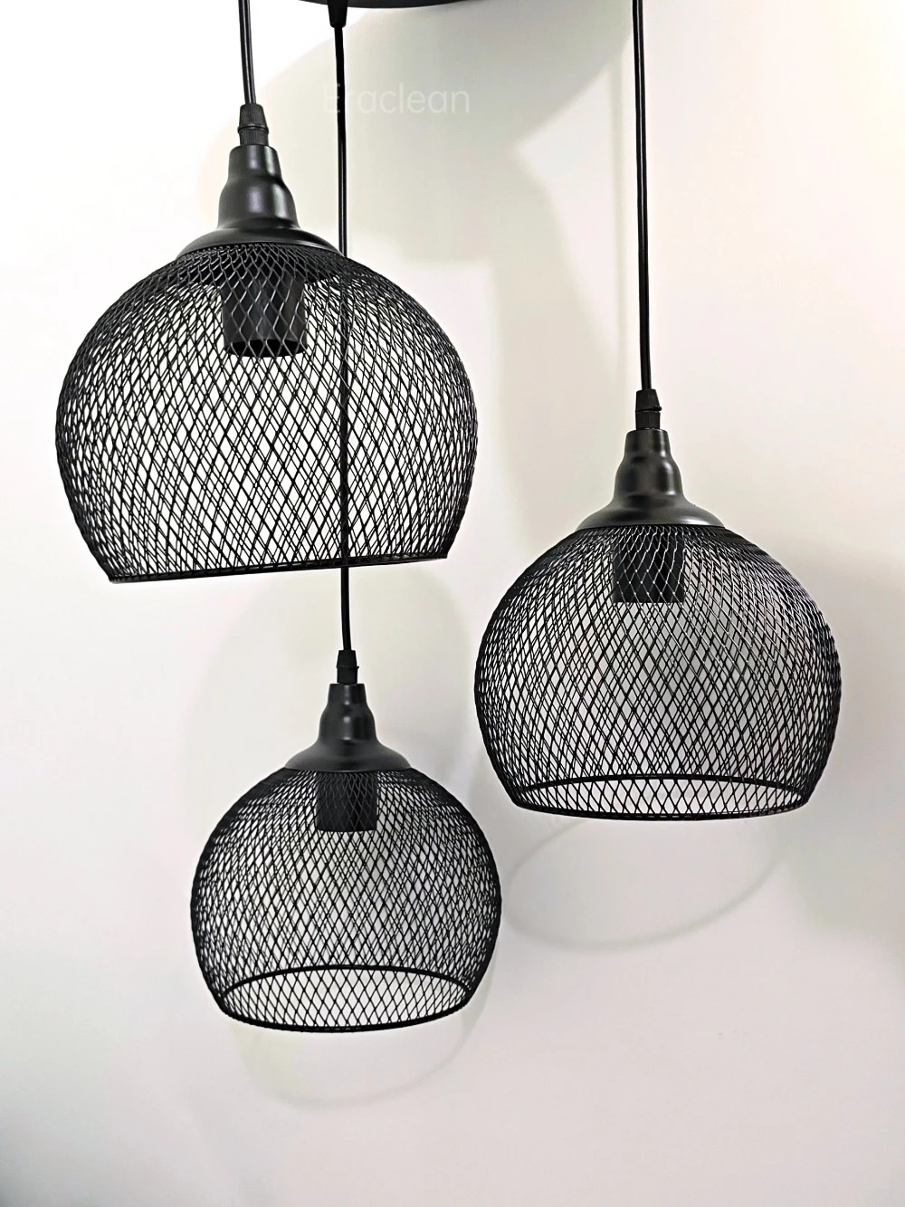 Modern Simple Light Fixture Nordic Restaurant Bar Lighting Living Room Walkway Retro Rose Gold Bird Cage Creative Chandelier