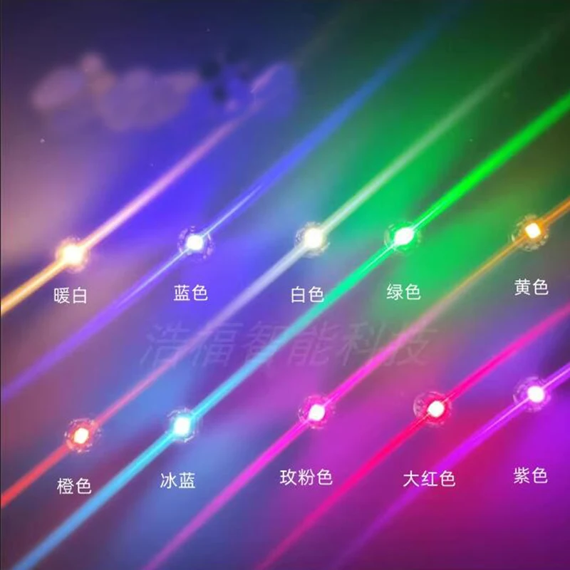 3 X Super Bright LED Magnetic Light Control Lamp Diy Toys Model Decorative Design Magnetic Induction Switch Lights w Battery