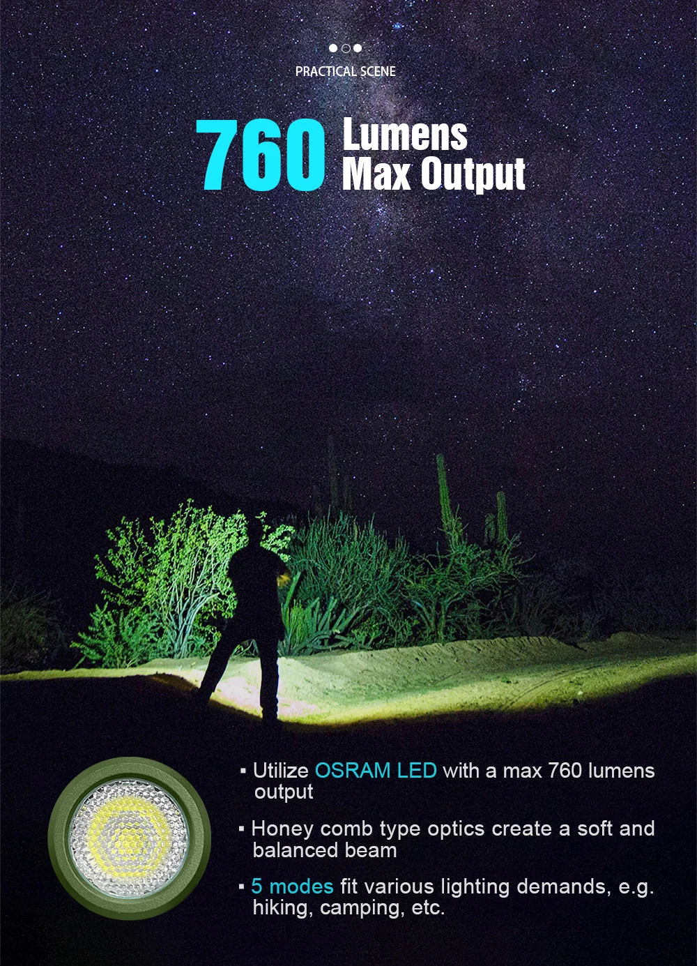 EDC LED Lantern Keychain Flashlight Powerful Magnetic Tail Torch Outdoor Camping Light Lamp Tent Flash Lighting Silver Fox